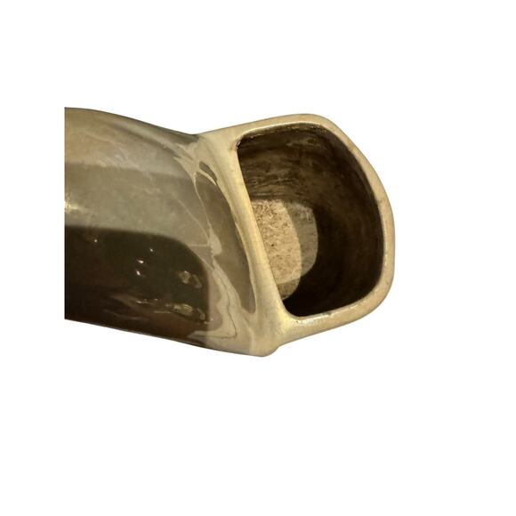 Ceramic Porcelain Madonna Mary VTG Praying Planter Statue Gold Painted READ - Picture 8 of 9